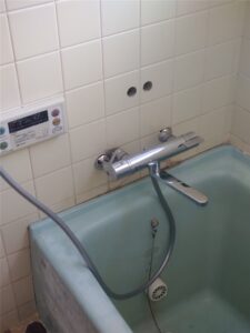 南房総市　浴室サーモシャワー混合水栓交換