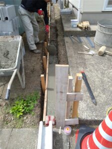鴨川市打墨　外構工事