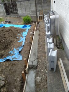 鴨川市打墨　外構工事