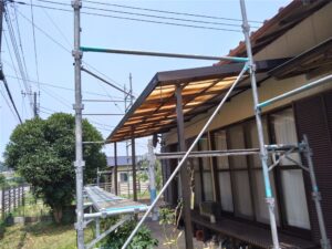 勝浦市　屋根葺き替え工事
