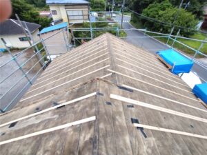 勝浦市　屋根葺き替え工事
