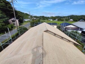 勝浦市　屋根葺き替え工事