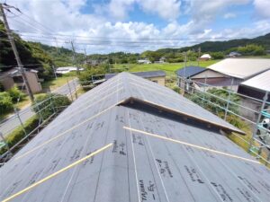 勝浦市　屋根葺き替え工事