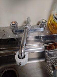 南房総市　キッチン2ハンドル部品交換