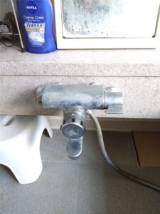 南房総市浴室サーモスタッド混合水栓交換