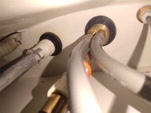 館山市洗面台レバーハンドルカートリッジ交換