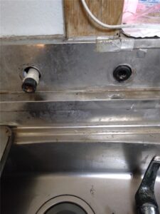 南房総市キッチンワンホール混合水栓交換