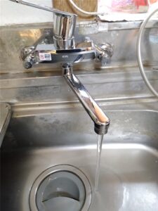 南房総市キッチンワンホール混合水栓交換