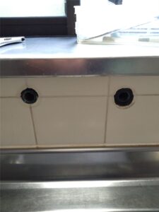 南房総市キッチン壁付シングル水栓交換