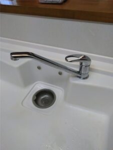 館山市　キッチンワンホール水栓部品交換