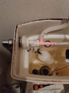 館山市  トイレタンク部品交換
