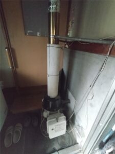 館山市　石油ふろ釜交換工事