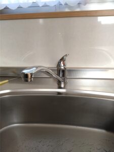館山市　キッチンワンホール水栓部品交換