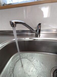 館山市　キッチンワンホール水栓部品交換