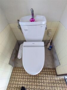鴨川市滑谷　便器交換工事