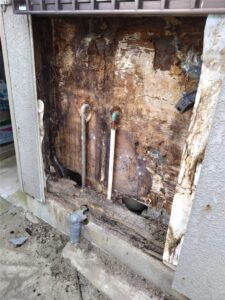 鴨川市　浴室外壁廻り改修工事