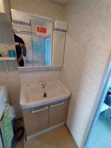 南房総市  洗面化粧台交換工事