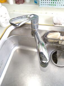 南房総市　キッチンワンホール水栓部品交換