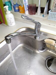 南房総市　キッチンワンホール水栓部品交換