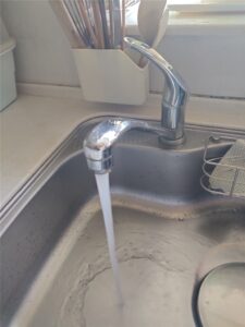 南房総市　キッチンワンホール水栓部品交換