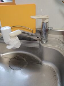 館山市　キッチンワンホール水栓交換