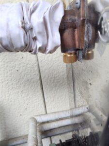 南房総市　石油給湯器逃し弁交換