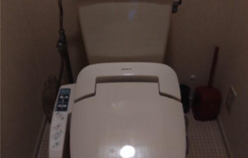 南房総市　トイレ横排管漏水