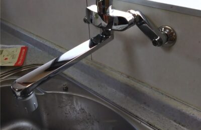 南房総市　キッチン壁付シングル水栓交換