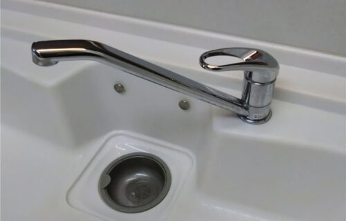 館山市　キッチンワンホール水栓部品交換