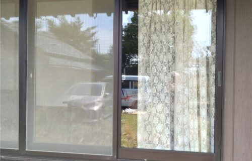 鴨川市　掃き出しペアガラス交換