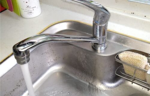 南房総市　キッチンワンホール水栓部品交換